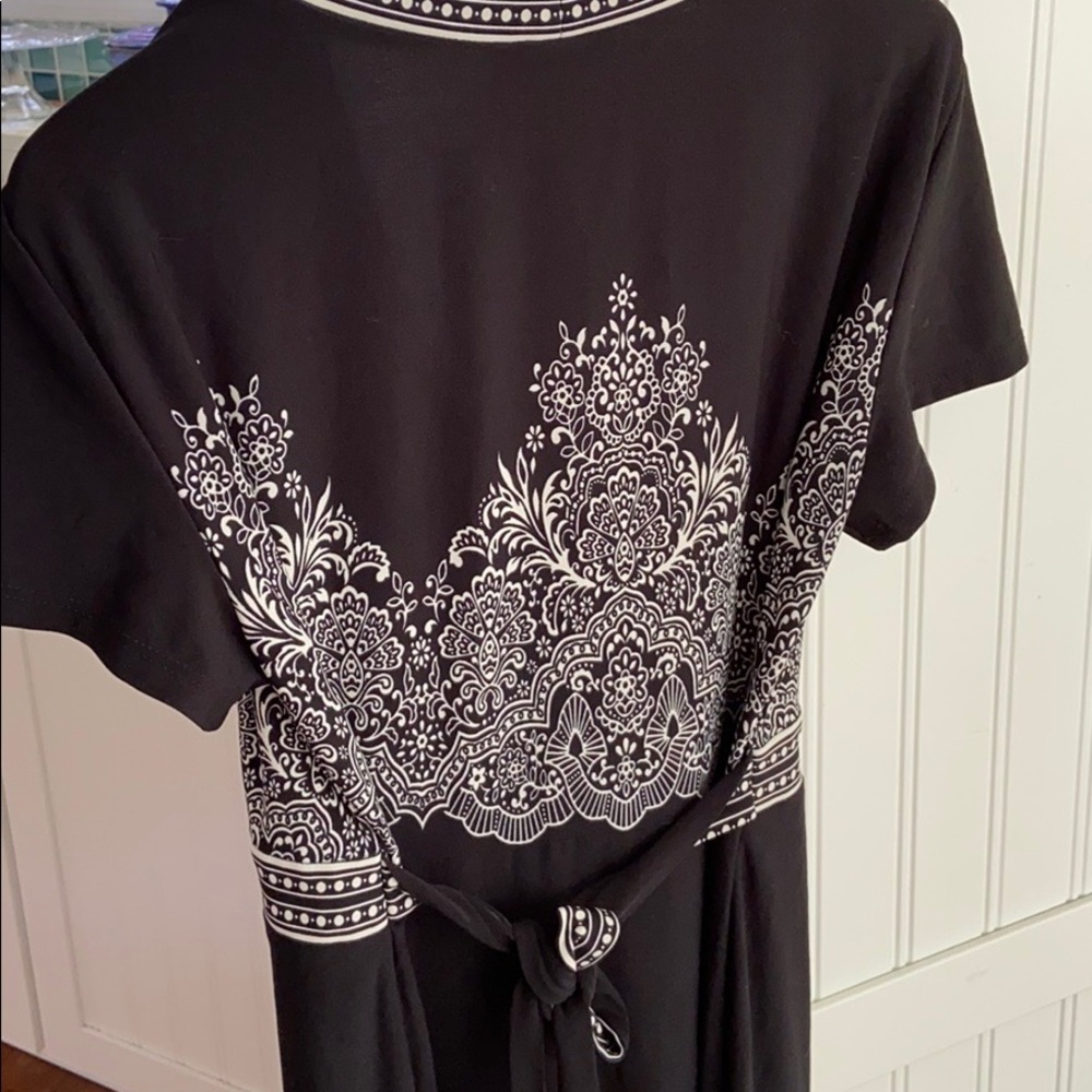 A Pea in the Pod Plunge Neck Maternity Dress Women's Size Small - Picture 6 of 6